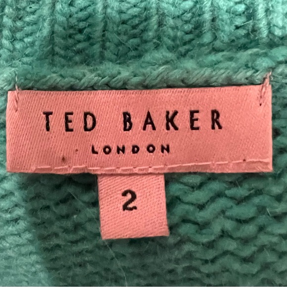 Ted Baker wool/ angora cozy warm cardigan/ sweater size 2 - Picture 7 of 10
